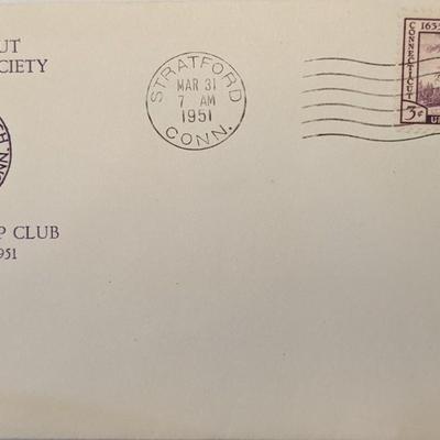 Connecticut Philatelic Society - Nutmeg Stamp Club First Day Cover