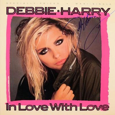 Debbie Harry Blondie signed In Love With Love album
