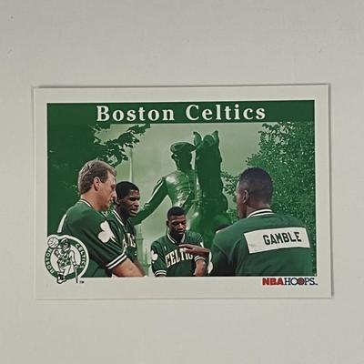 Boston Celtics Team Card 1992 SkyBox #267 trading card