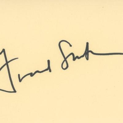 Frank Sinatra signature cut. GFA Authenticated