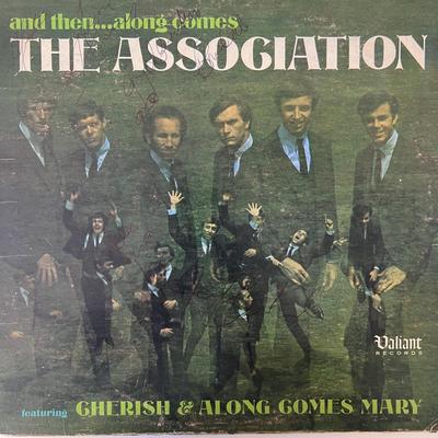 And Then Along Comes The Association signed album cover