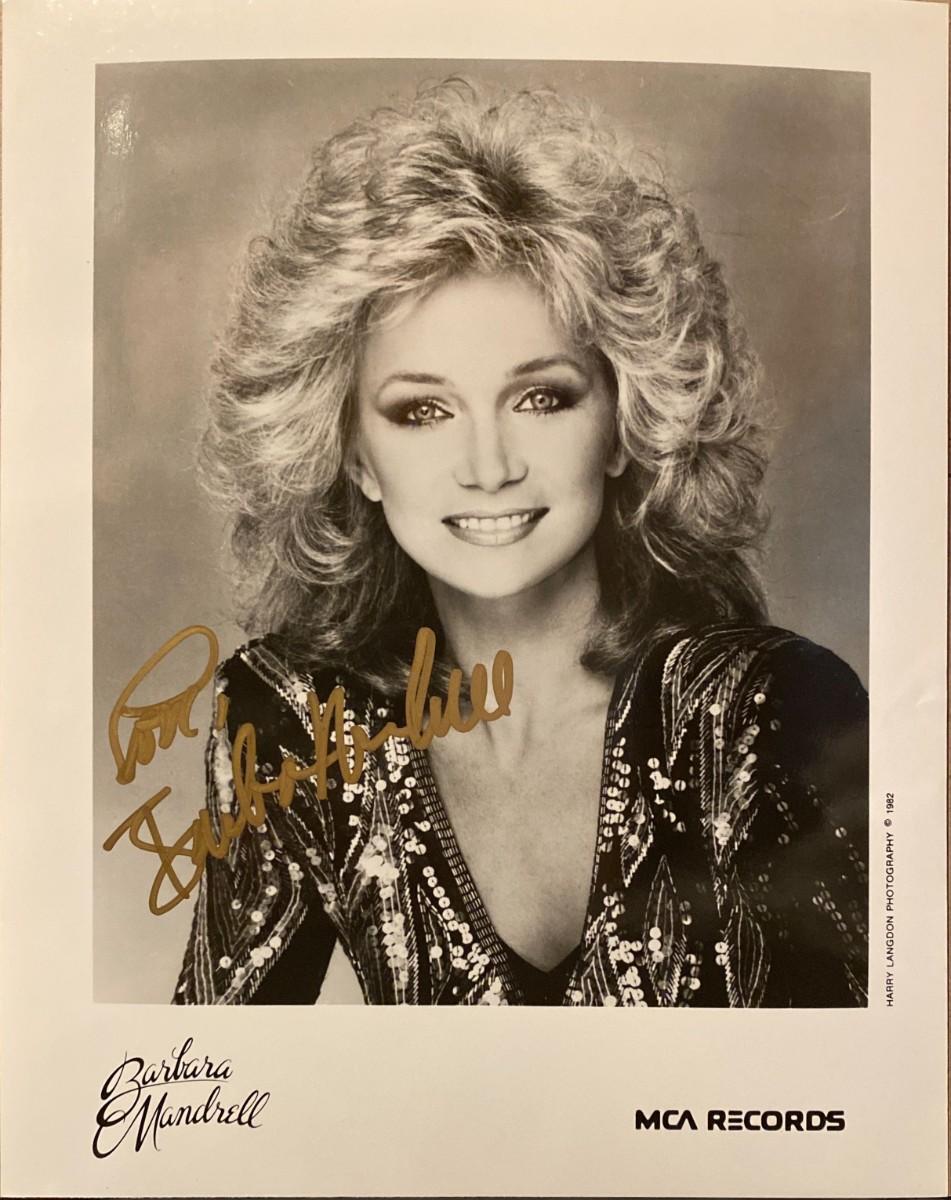 Barbara Mandrell signed photo