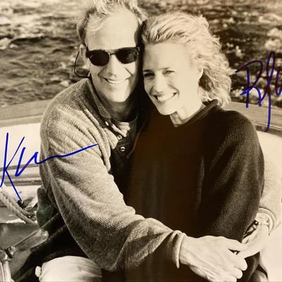 Message in a Bottle Kevin Costner and Robin Wright signed photo
