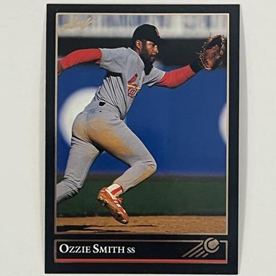St Louis Cardinals Ozzie Smith 1992 Leaf #400 trading card