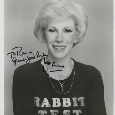 Joan Rivers signed photo