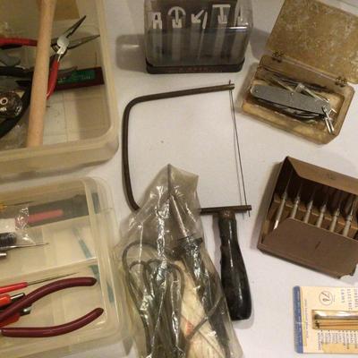 1152 Tool Box with Assorted Craft Tools