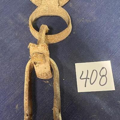 Vintage Iron and Wood Pulley