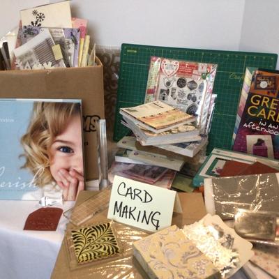 1145 Card Making Lot Supplies & Books