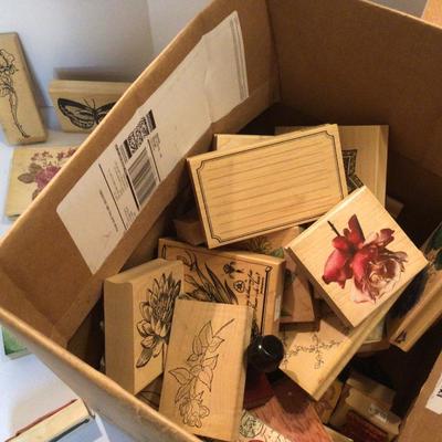 1141 Large Rubber Stamp Lot