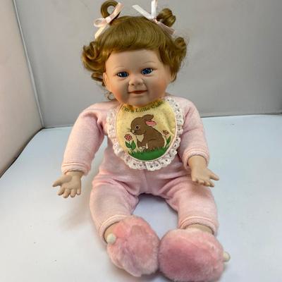 Ashton Drake Galleries Porcelain Bisque Soft Body Collector Doll I'm a Little Cutie