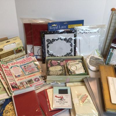 1135 Card Making Lot Instructional Items