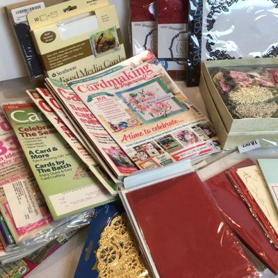 1135 Card Making Lot Instructional Items