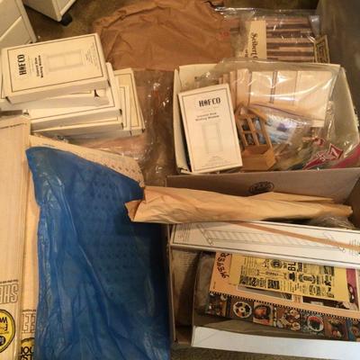 1133 Federal Dollhouse Kit & Assorted Items