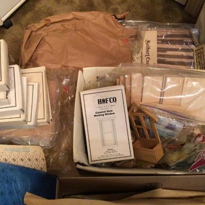 1133 Federal Dollhouse Kit & Assorted Items