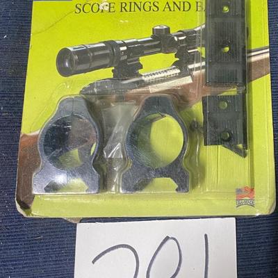 Scope Rings and Bracket