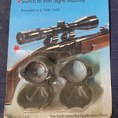 Wide view See Thru Scope Mount