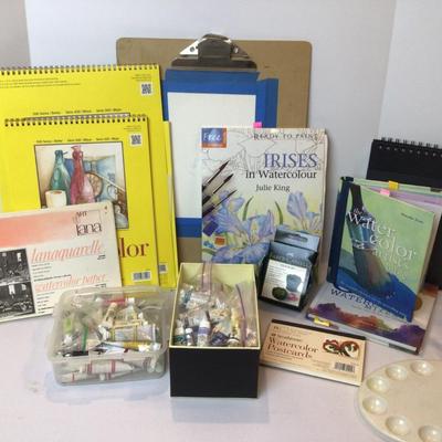 1122 Watercolor Artist Lot