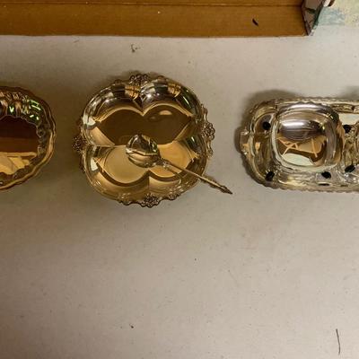 Vintage Silver plated Serving Dishes.