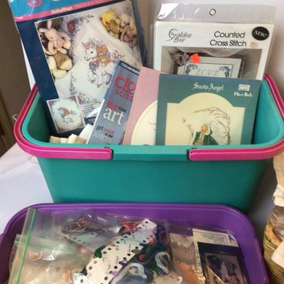 1118 Cross Stitch Large Lot-Supplies