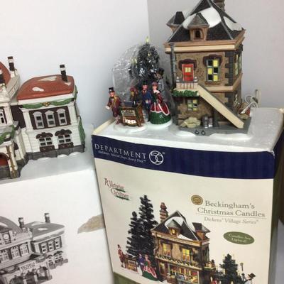 1113 Dept. 56 Victorian Station, Walton Clocks, Beckinghamâ€™s