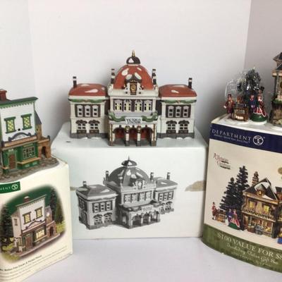 1113 Dept. 56 Victorian Station, Walton Clocks, Beckinghamâ€™s