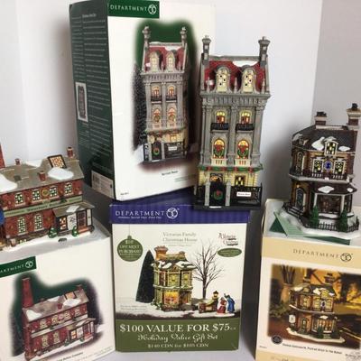 1110 Dept. 56 Christmas Village Houses Lot