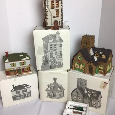 1108 Department 56 Dickens Houses Lot of 4