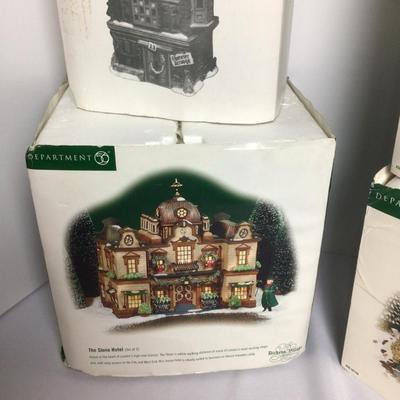 1107 Dept. 56 Dickens House Lot of 4