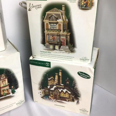 1107 Dept. 56 Dickens House Lot of 4