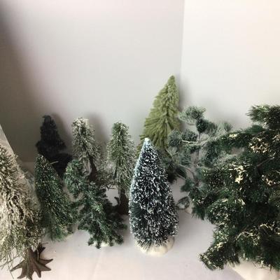 1106 Dept. 56 & Lemax Trees Christmas Villages
