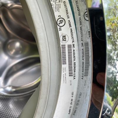 Electrolux "Turquoise Sky" 27" Front Loading Washer w/base