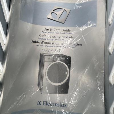 Electrolux "Turquoise Sky" 27" Front Loading Washer w/base