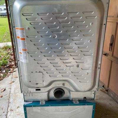Electrolux "Turquoise Sky" Front Loading Dryer w/base
