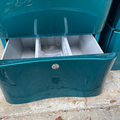 Electrolux "Turquoise Sky" Front Loading Dryer w/base