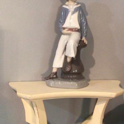 1098 Lladro Sailor with Model Ship