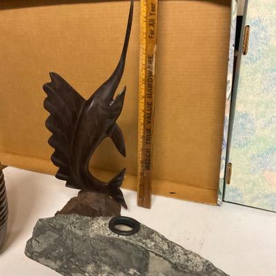 Swordfish, Vase And Art
