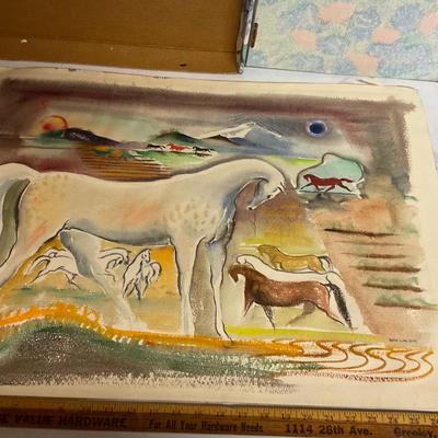 Don Walters Watercolor, Original