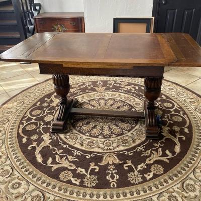 Vintage Table and Rug