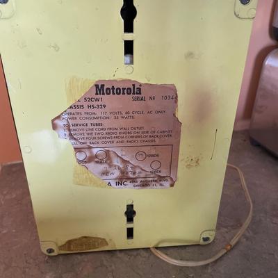 Vintage Motorola clock radio