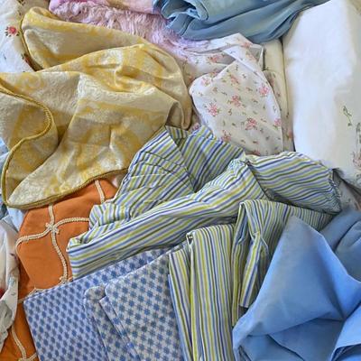 Vintage Sheets -a pillowcases - blanket