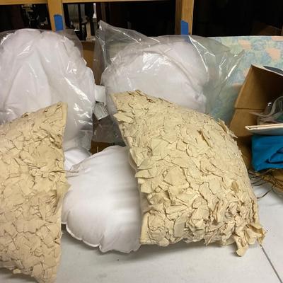 Pillows, Hangers And Fabric