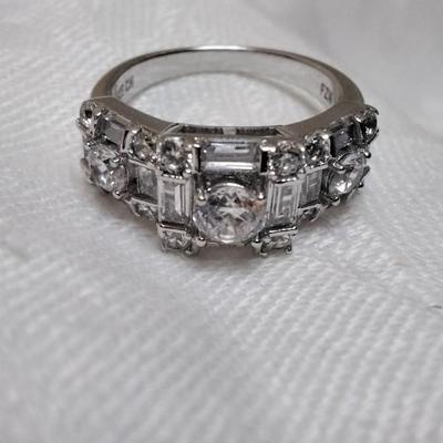 925 CZ Ring Size 7.5