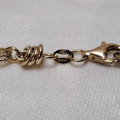 ATIOR 9" Italian Gold Vermeil Bracelet