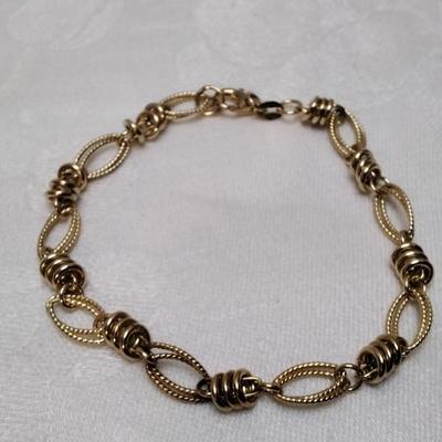 ATIOR 9" Italian Gold Vermeil Bracelet
