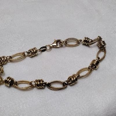 ATIOR 9" Italian Gold Vermeil Bracelet