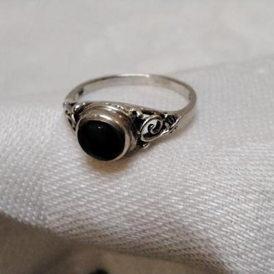 NF Green Enamel 925 Ring Size 8