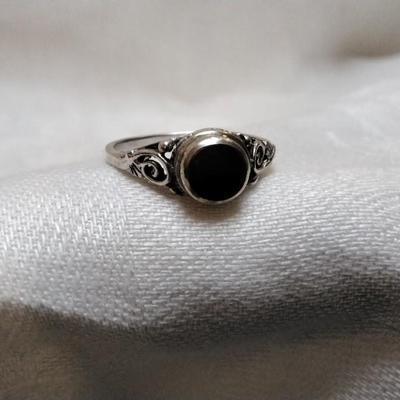 NF Green Enamel 925 Ring Size 8