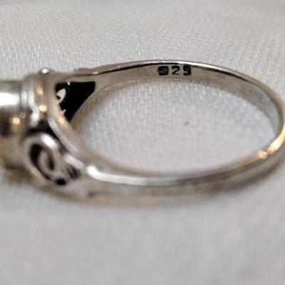 NF Green Enamel 925 Ring Size 8