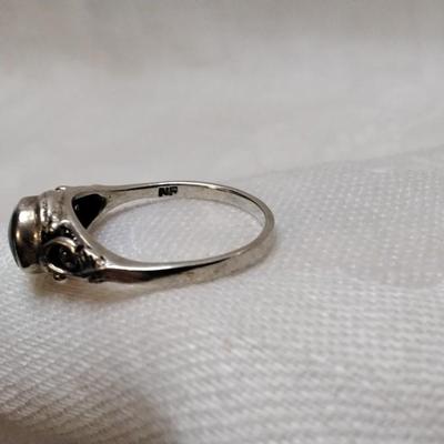 NF Green Enamel 925 Ring Size 8