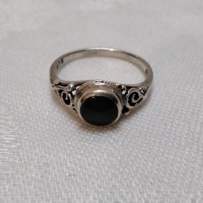 NF Green Enamel 925 Ring Size 8
